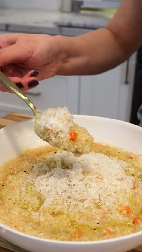 Erin O'Brien | 30 Minute Comforting Pastina is always a winner! Aside from Pastina going viral years ago it’s also one of my favorite childhood recipes... | Instagram Erin O’brien, Childhood Recipes, Going Viral, Soups, My Favorite, Instagram