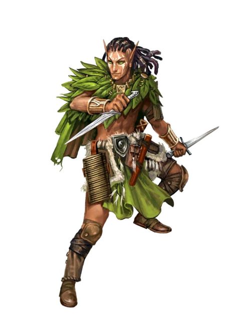 Pathfinder Elf, Jungle Warriors, Dnd Elves, Urban Samurai, Male Elf, Pathfinder 2e, Elf Cosplay, Elf Characters, Pathfinder Character