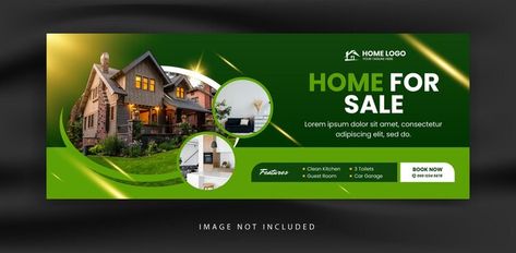 Real estate house agency facebook cover ... | Premium Vector #Freepik #vector #banner Real Estate Facebook Cover, Facebook Page Cover Photo, Group Cover Photo, Brochure Ideas, Estate House, Facebook Cover Images, Vector Banner, Thumbnail Design, Roofing Services