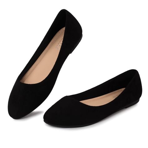 PRICES MAY VARY. 【Comfortable】: Our women's flats are designed with comfort as the top priority. With 2x memory foam foot-bed, they offer a soft and comfortable feel, making you walk on clouds. 【Slip-On】: The slip-on design makes it easy to put on and take off the flat shoes, saving you time and energy. It also adds convenience to your busy lifestyle. 【Flexible】: The flexible sole and pointed toe design allow for natural foot movement, providing support and comfort with every step. The pointy de Flat Pointy Shoes, Pointy Shoes, Dress Flats, Busy Lifestyle, On Clouds, Walking On Clouds, Flats Shoes, Women's Flats, Shoes Women