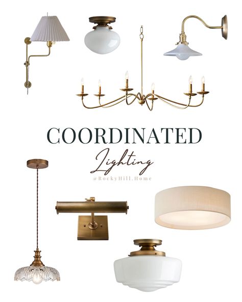 Brass Cottage Lighting plan Cottage Living Room Lighting Ideas, Vintage Lighting Kitchen, Country Cottage Light Fixtures, Small Light Fixtures Bedroom, Living And Dining Room Lighting, Timeless Chandelier Dining Rooms, Traditional Modern Chandelier Dining Room, Scones Over Kitchen Window, Brass Light Fixture Living Room