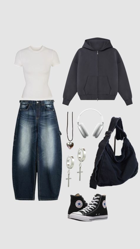 #myfirstshuffle Bershka Outfit, Trendy Outfits For Teens, Simple Trendy Outfits, Swaggy Outfits, Cute Everyday Outfits, Cute Simple Outfits, Really Cute Outfits, Casual Style Outfits, Lookbook Outfits