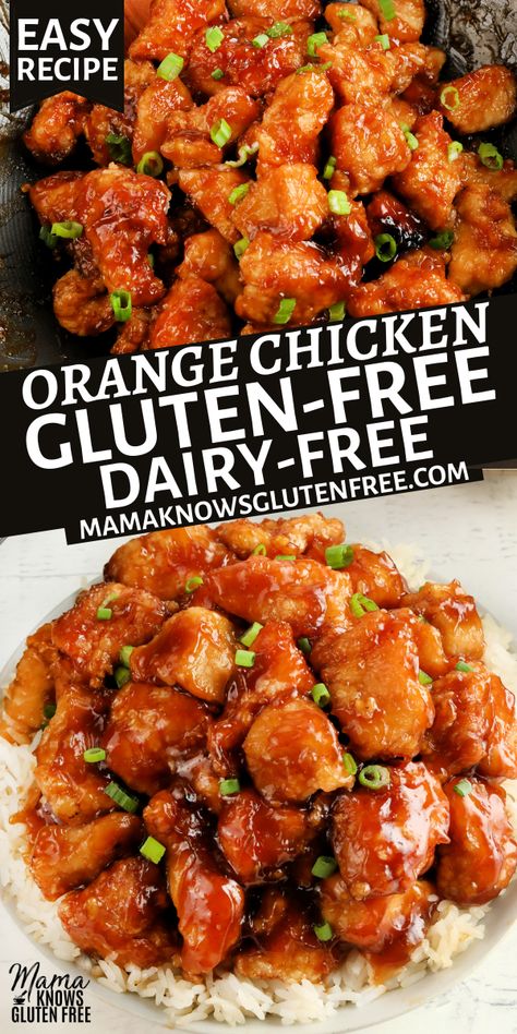 Gluten Free Orange Chicken, Gluten Free Dairy Free Dinner, Pollo Teriyaki, Dairy Free Dinner, Gluten Free Recipes For Dinner, Gluten Free Dairy Free Recipes, Gluten Free Eating, Gluten Free Dinner, Gluten Free Recipes Easy