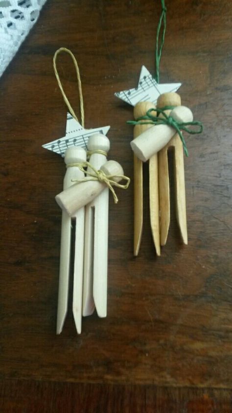 Clothespin nativity ornaments. #kidmin #children's ministry #Sunday School #Christmas Ideas #Christmas Ideas for Kids Xmas Crafts Kids, Clothespin Crafts, Ornaments Crochet, Nativity Ornaments, Nativity Crafts, Crochet Fall, Christmas Ornament Crafts, Christmas Nativity, Christmas Ball