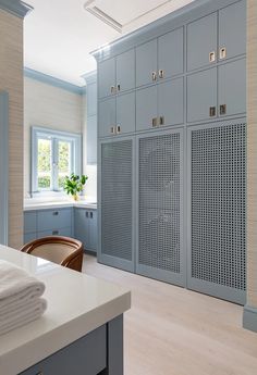 Lattice Door, Blue Cabinetry, Blue Laundry Rooms, Laundry Room/mud Room, Laundry Ideas, Bedroom Victorian, Dream Laundry Room, Mudroom Laundry Room, Laundry Room Renovation