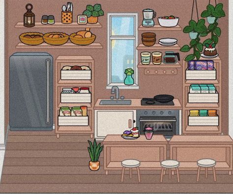 Toca Life World Aesthetic Pfp, Toca World, Free House Design, Adorable Homes Game, Create Your Own World, Life Kitchen, Aesthetic Kitchen, Room Ideas Aesthetic, Toca Life