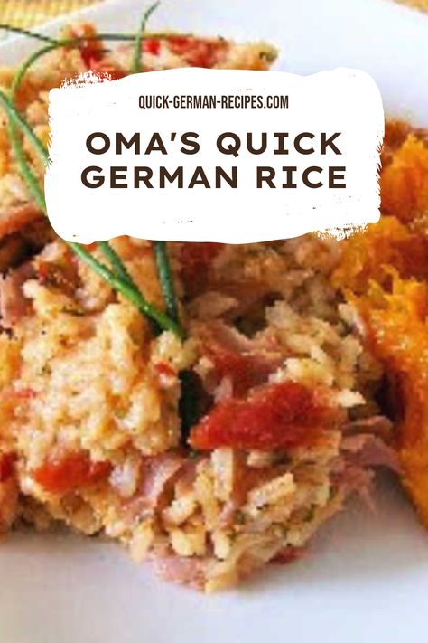 Whip up Oma's delicious German rice dinner in just 30 minutes! This easy one-skillet recipe is not only simple and budget-friendly, but it's also customizable to suit your palate. Want to spice it up? Toss in some extra vegetables for a hearty crowd-pleaser. Packed with tasty rice goodness, this meal makes dinner feel like a cozy gathering at Oma's kitchen table! Treat your loved ones to this classic German comfort food—a surefire hit for lazy weeknights or special occasions. Bonus: leftovers taste even better! Polish Rice With Apples, Leftover Rice Recipes Easy, Leftover White Rice Recipes, German Rice, Leftover Rice Recipes, Best Rice Recipe, German Kitchens, White Rice Recipes, Top Ramen