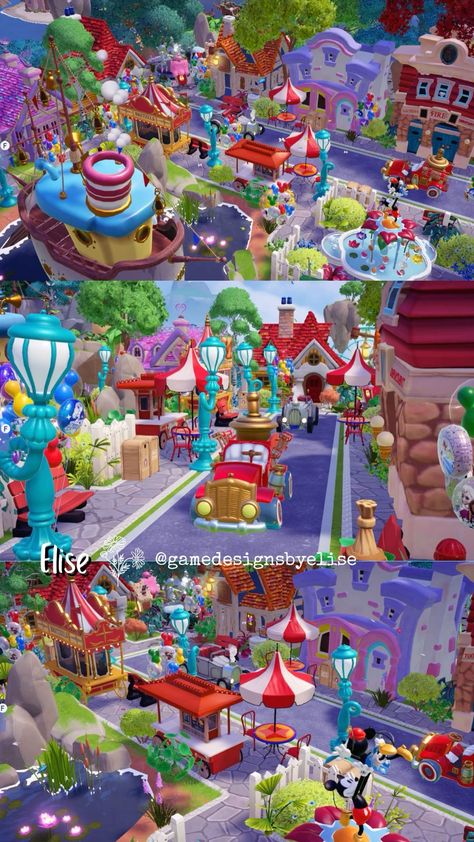 Disney Dreamlight Valley Decor Ideas, Disney Dream Light Valley Peaceful Meadow Ideas, Disney Dreamlight Valley Clock Tower, Disney Dreamlight Valley Meadow Design, Disney Dreamlight Valley Toy Story, Ddlv Toontown, Dream Light Valley Peaceful Meadow, Ddv Meadow Ideas, Dreamlight Valley Toon Town