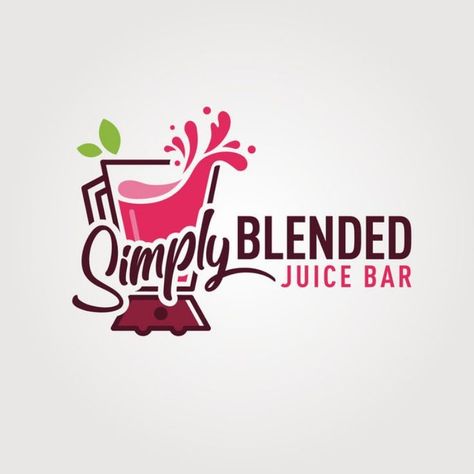 I will design an awesome juice bar logo Parlour Logo Design, Juice Bar Logo, New Business Names, Juice Ad, Juice Logo, Spa Bar, Smoothie Bar, Bar Logo, Shop Logo Design