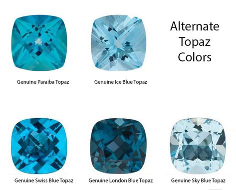 The various colors of Blue Topaz. December’s birthstone. #bluetopaz #birthstone #december #shadesofblue Colorful Stone Ring, Diamond Carat Size, Shiny Bracelets, Black Pinterest, Diamond Bracelet Design, Half Bezel, Blue Topaz Jewelry, Antique Engagement Ring, Jewelry Staples