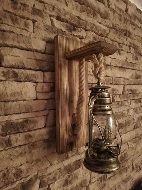 Wood Lamps Rustic, Downloadable Woodworking Plans, Dekoratívne Vence, Wood Lamp Design, Rustic Wall Lighting, Rustic Lamp, Wood Light Fixture, Rustic Light Fixtures, Unique Floor Lamps