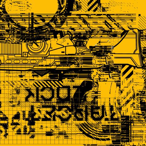 Yellow Caution Tape Aesthetic, Yellow Apocalypse Aesthetic, Caution Aesthetic, Yellow And Black Aesthetic, Black And Yellow Aesthetic, Moodboard Yellow, Direction Illustration, Hacker Wallpaper, Yellow Clothes