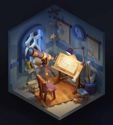 Idle Game, Isometric Drawing, Props Concept, Isometric Art, Isometric Design, Isometric Illustration, Low Poly Art, 3d Modelle, Game Concept Art