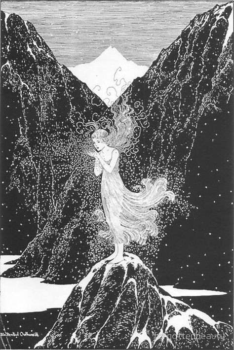 Ida Rentoul Outhwaite, 동화 삽화, Snow Fairy, Fairytale Illustration, Illustration Vintage, Alphonse Mucha, Fairytale Art, Art Et Illustration, Arte Fantasy