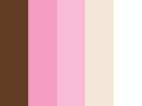 الفن الرقمي, Strawberry Color, Color Palette Challenge, Pink Palette, Color Schemes Colour Palettes, Palette Art, Brown Chocolate, Color Palette Pink, Pink And Brown