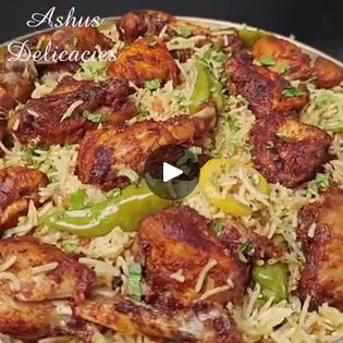 Fried Chicken Pulao | Fried Chicken Pualo | By Ashus DelicaciesFacebook Chicken Pulao Recipe, Chicken Pulao, Pulao Recipe, Tasty Recipes Videos, Desi Food, Tasty Recipes, Biryani, Easy Chicken, Indian Food