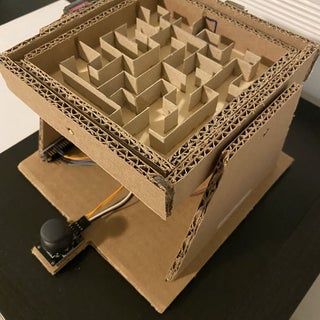 Arduino Marble Cardboard Maze Labyrinth : 6 Steps (with Pictures) - Instructables Cardboard Maze, Maze Labyrinth, Make Your Own Game, Labyrinth Maze, Marble Maze, Magic Wallet, Arduino Board, Maze Game, Send In The Clowns