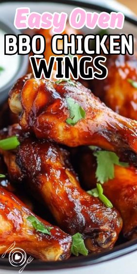 Get ready to indulge in these finger-licking Easy Oven BBQ Chicken Wings! Perfectly crispy on the outside, juicy on the inside, and smothered in a tangy barbecue sauce, these wings… Easy Bbq Wings, Wings Recipe Oven, Chicken Wings Recipe Oven, Oven Barbecue Chicken, Bbq Wings Recipe, Oven Bbq Chicken, Bbq Chicken Wings Recipe, Oven Chicken Wings, Easy Chicken Wing Recipes