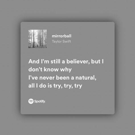 screenshot of spotify lyrics to taylor swift’s song ‘mirrorball’ Mirrorball Spotify, Mirrorball Lyrics, Taylor Swift Lyrics Spotify, Academic Burnout, Mirrorball Taylor Swift, Taylor Swift Mirrorball, Journal Pictures, Lyrics Spotify, Taylor Swift Song Lyrics