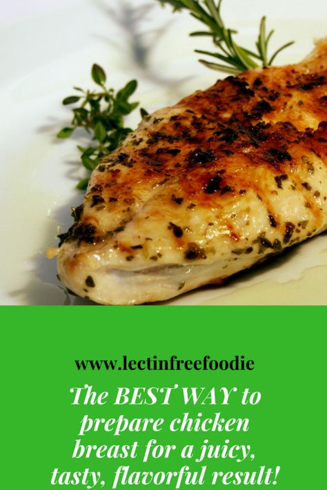 The Absolute Easiest, Tastiest Way to Prepare Chicken Breast! - Lectin Free Foodie Dr Gundry Recipes, Plant Paradox Diet, Elimination Diet Recipes, Dr Gundry, Lectin Free, Plant Paradox, Chicken Main Dishes, Lemon Chicken, Baked Chicken