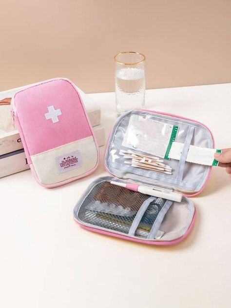 Kpop Oc, Travel Bedroom, Survival First Aid Kit, Medicine Kit, Mini First Aid Kit, Medication Storage, Emergency Bag, Medicine Storage, Storage Accessories