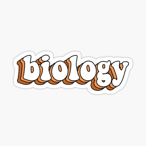 Biology Stickers | Redbubble General Biology Calligraphy, Science Stickers Biology, Biology Stickers Printable, Cute Biology Stickers, Biology Title Page, Biology Lettering, Biology Stickers, Bio Stickers, General Biology