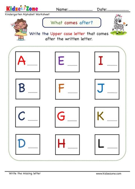 Letter Recognition Kindergarten, Worksheet For Nursery Class, Letter Worksheets Kindergarten, Letter Writing Worksheets, Alphabet Letter Worksheets, Letter Recognition Worksheets, English Worksheets For Kindergarten, Alphabet Worksheets Kindergarten, Kindergarten Letters