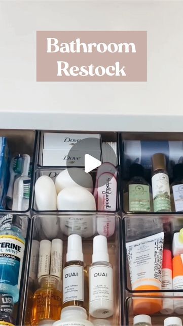 25K views · 2.1K likes | Kami Larae on Instagram: "Restock the bathroom with me #restock #bathroom #organizedhome #thatgirl" Aesthetic Bathroom Organization, Guest Bathroom Restock, Bathroom Restock, Bathroom Organization Ideas, April 19, Guest Bathroom, Bathroom Organization, The Bathroom, Home Organization