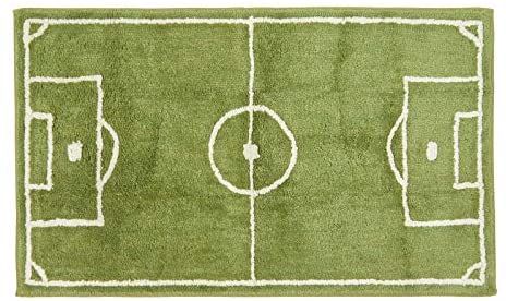 Football Theme Bedroom, Soccer Themed Bedroom, Football Room Decor, Pitch Design, Owl Rug, Kids Bedroom Rugs, Football Rooms, Football Rug, Football Bedroom