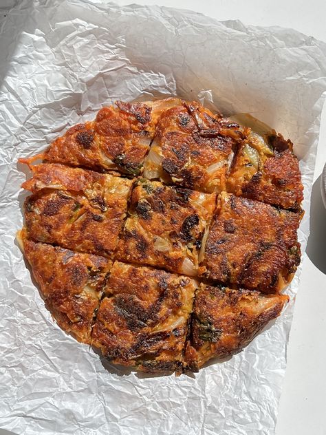 Kimchi Pancakes - butt.erhand Kimchi Jeon, Kimchi Pancakes, Cooking Journal, Kimchi Pancake, Korean Kimchi, Asian Grocery Store, Fermented Cabbage, Savory Pancakes, Pancakes Ingredients