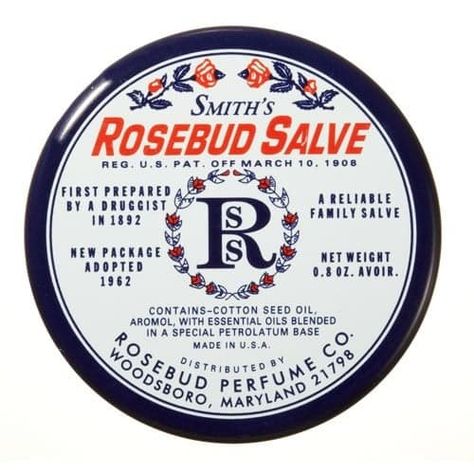 Beauty Products Made in America | POPSUGAR Beauty Smiths Rosebud Salve, Rosebud Salve, Lip Balm Tin, Lip Salve, Teacher Valentine Gifts, Best Lip Balm, Travel Necessities, Best Lipsticks, Beauty Products Drugstore