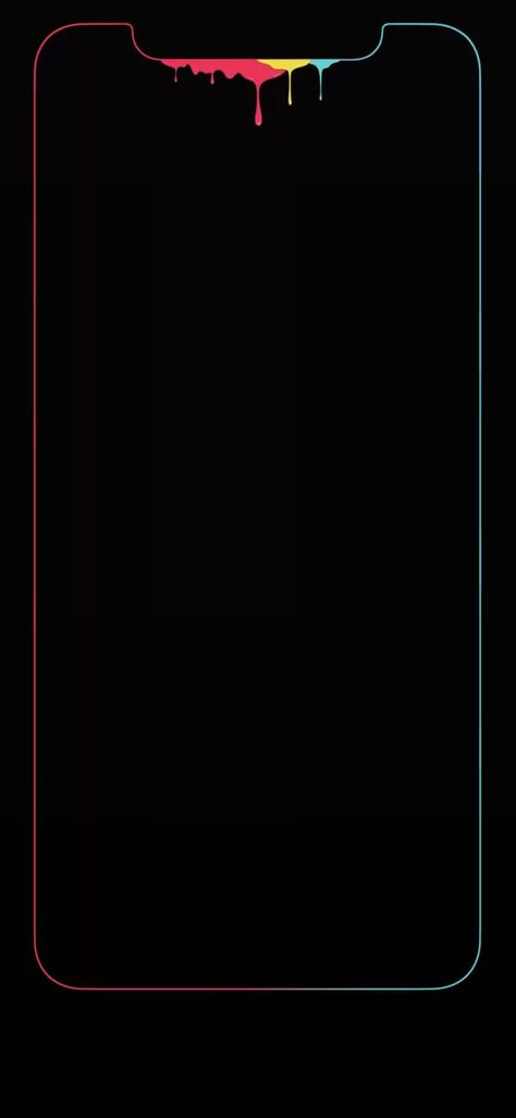 Notch Wallpaper, Iphone 13, Wallpapers, Iphone, Frame, Black