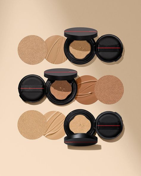 Cushion Product Photography, Powder Product Photography, Shiseido Makeup, Skin Structure, Product Shoot, Compact Powder, Makeup Stuff, Photo Styling, Eye Makeup Tutorial