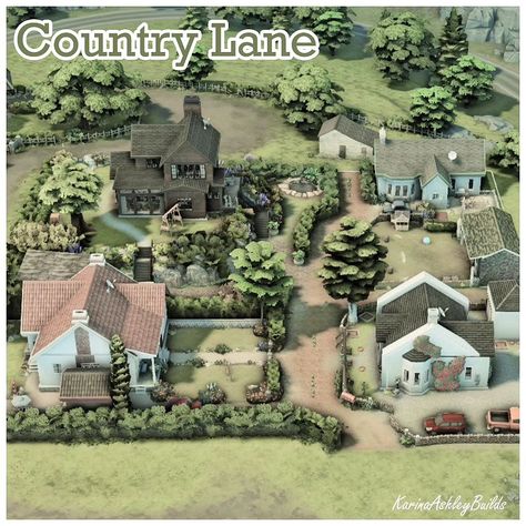 Country Lane. I wanted to create something similar to my other small country village I created. this is more of a county lane feel about it. 64x64 - lot in Henford on Bagley $269,752 Gallery ID: karinaashleyYT Game: @thesims @ea @simscreatorscommunity Preset: toast by Toqsiic #showusyourbuilds #simscommunity #simscreatorscommunity #sccregram #TheSims4 #sims4builders #Sims4House #sims #sims4creations #simstagram #build #builds #Sims4gallery #simshouse #TheSims4House #Sims4House #ts4 #ts4... Sims4 Build, Ts4 Builds, Sims 4 Cottage, Boarding School Aesthetic, Country Lane, Sims 4 Gameplay, Sims House Plans, Sims 4 Mm, Sims 4 Build