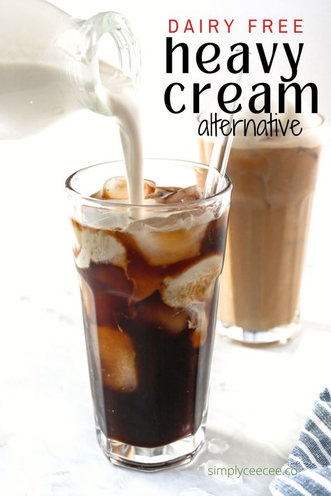 Can You Substitute Coconut Milk For Heavy Cream, Vegan Sweet Cream Coffee Creamer, Nondairy Creamer Recipes, Homemade Vegan Creamer, Diy Vegan Coffee Creamer, Best Non Dairy Creamer, Creamer Substitute For Coffee, Vegan Creamer For Coffee, Vegan Coffee Creamer Recipe