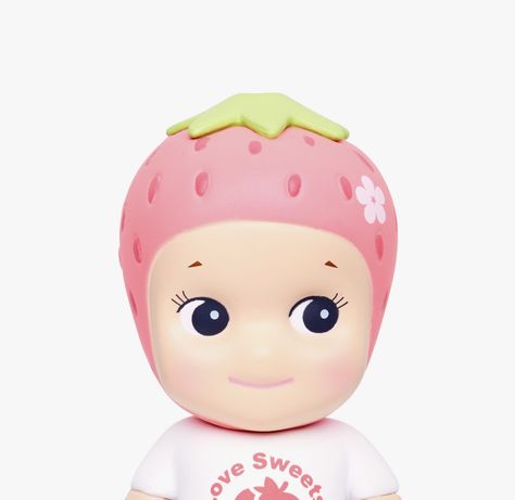 Pink, Figurine, Doodle Icons, Pink Strawberry, Sonny Angel, A Small, Instagram Profile, Angel, Illustrations