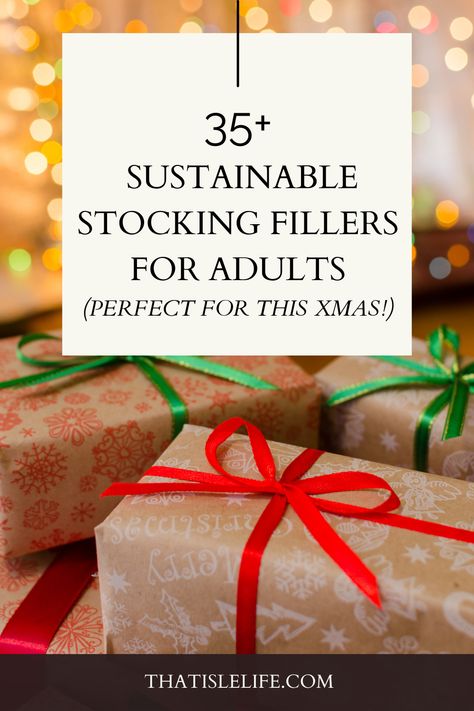 35+ Sustainable Stocking Fillers for Adults Stocking Fillers For Adults Uk, Stocking Stuffers For Grandparents, Christmas Stocking Filler Ideas, Useful Stocking Stuffers For Adults, Christmas Stocking Ideas For Adults, Stocking Ideas For Adults, Stocking Stuffer Ideas For Adults, Stocking Stuffer Ideas Under $10, Gifts For People Who Have Everything