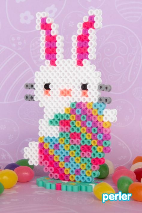 Easter Hama Beads, Easy Perler Bead Patterns, Perler Creations, Egg Design, Pearl Beads Pattern, Easy Perler Beads Ideas, Perler Bead Templates, Perler Bead Crafts, Perler Crafts