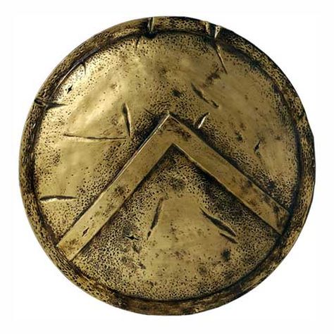 The Spartans used the red Greek capital letter lambda (Λ) displayed on their shields as an identification as the people Sparta Shield, Sparta Tattoo, Greek Shield, Ancient Sparta, Shield Tattoo, Spartan Shield, Spartan Tattoo, Warrior Tattoos, Spartan Warrior