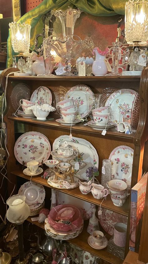 antique tea set, room decor, coquette room decor, Aesthetic Antique Shop, Pink Antique Aesthetic, Antique Shopping Aesthetic, Antiquing Aesthetic, November Celebrations, Antique Shop Aesthetic, Antique Store Aesthetic, Antiques Aesthetic, Sitting Doll