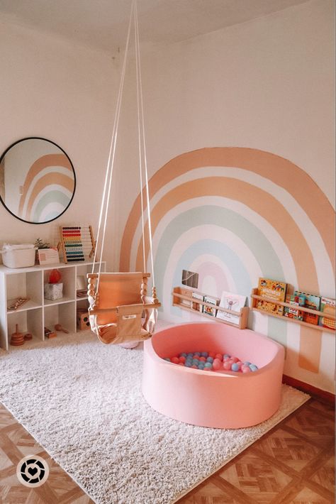 Playroom Ideas Montessori, Montessori Play Area, Montessori Mirror, Montessori Bedroom, Montessori Playroom, Montessori Room, Decorative Wall Mirror, Playroom Ideas, Play Area