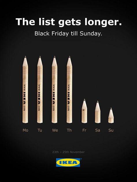 IKEA: Black Friday Black Friday Marketing Ideas, Black Friday Marketing Design, Black Friday Campaign Ideas, Black Friday Ads Design, Black Friday Creative Ads, Black Friday Design Ideas, Black Friday Ideas, Black Friday Graphic, Ikea Ad