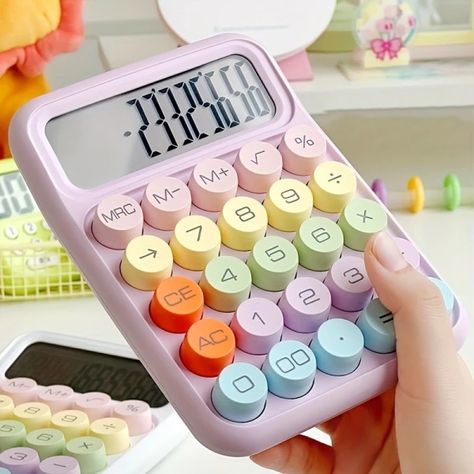 Just found this amazing item on AliExpress. Check it out! $9.97 | 1pc Keyboard Calculator Office 12-digit Mechanical Calculator Cute Candy Color Calculator Desktop Stationery Calculator Accessories, Mechanical Calculator, Student Finance, Office Stamps, Student Exam, Math Operations, Scientific Calculator, Cute Candy, Back To School Supplies