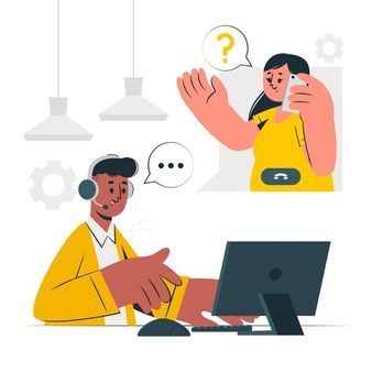 Premium Vector | Call center, hotline illustration for web Support Illustration, Hand Holding Phone, Communication Icon, Male Profile, Illustration Story, Logo Design Art, Icon Collection, Call Center, Virtual Assistant