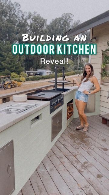 Outdoor Grill Area Diy, Diy Home Renovations, Small Outdoor Kitchens, Outdoor Grill Area, Modular Outdoor Kitchens, Outdoor Grill Station, Already Broken, Patio Grill, Outdoor Kitchen Plans