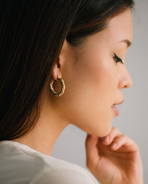 #loverstempo #hairaccessories #jewelry #jewellery #style #simplejewelry #vancouver #newjewelry #accessories #gift #canadianbrand #ootd #workingfromhome #wfh Sentimental Jewellery, Romantic Jewellery, Climber Earrings, Delicate Jewelry, Simple Jewelry, Gold Hoops, Dainty Jewelry, Silver Hoop Earrings, Jewelry Plate