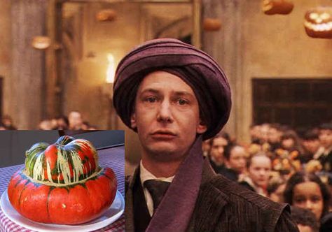 Professor Quirrell would be a turban squash. Harry Potter Character Quiz, Harry Potter Trivia Quiz, Hogwarts Quiz, Harry Potter Professors, Hogwarts Professors, Barty Crouch Jr, Neville Longbottom, Knowledge Quiz, The Sorcerer's Stone