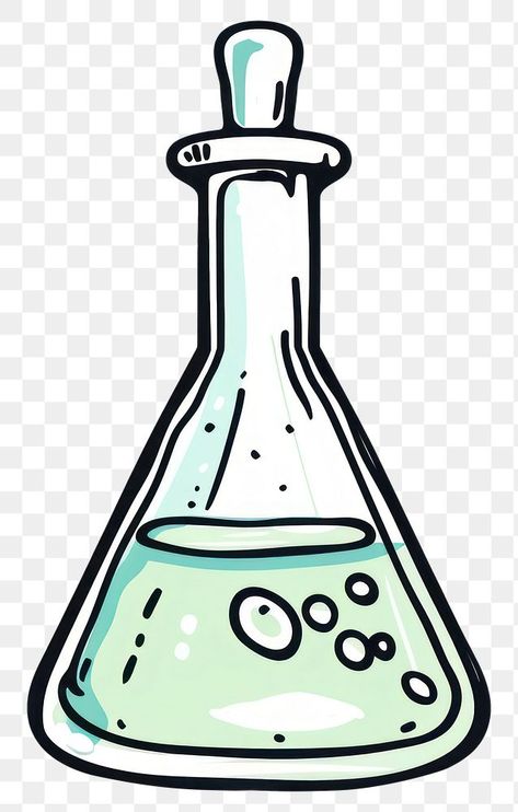 Science Bottle, Aesthetic Pngs, Snow White Art, Chemistry Art, Art Bottle, Science Icons, Bottle Drawing, Png Elements, Science Themes