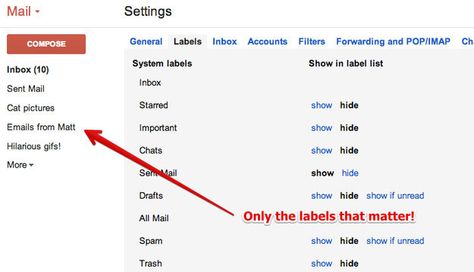 Organize your labels! / 11 Things You Didn’t Know Your Gmail Could Do Gmail Hacks, Office Hacks, Computer Hacks, Computer Tips, Computer Skills, How To Get Clients, Electronic Media, Hacking Computer, Business Technology