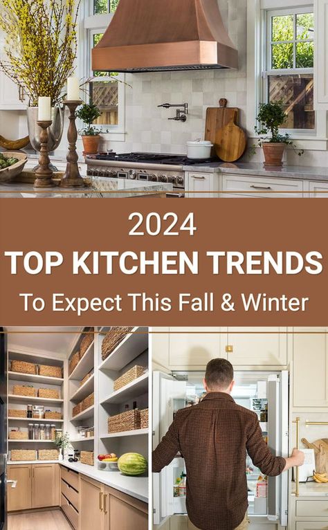 Whether you're renovating your kitchen or simply adding some new design updates, you'll love this list of the top kitchen trends according to design experts. Kitchen Ash Wood, Joanna Gaines Gristmill Kitchen, In Style Kitchens, Diamond Now Denver Cabinets Kitchen, Traditional Kitchen Update, Home Kitchen Inspiration, Photos Of Kitchens, Bougie Kitchen Ideas, Top Kitchen Trends 2024